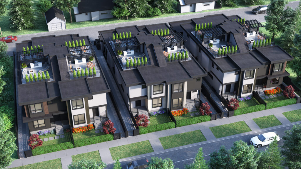 3 bedroom townhomes in Pandosy Village, Kelowna